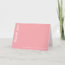 Search for pink rose thank you cards Minimalist
