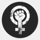 Search for feminist symbol stickers Girl power