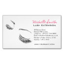 Search for long lash extension business cards Lashes