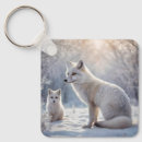 Search for arctic fox key rings White