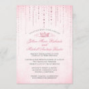 Search for crown wedding invitations Fairytale