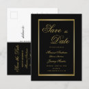 Search for black and gold wedding save the dates Classy