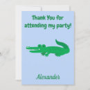 Search for alligator thank you cards Animal