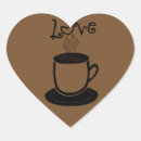Search for love caffeine stickers Heart