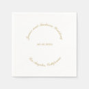 Search for elegant wedding napkins Calligraphy