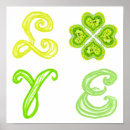 Search for st patricks day posters Clover