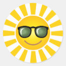 Search for happy smiling sun stickers Sunshine