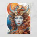 Search for mystery postcards Woman