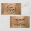 Search for copper foil business cards Beauty salon