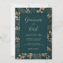 Search for gold leaf invitations Vintage