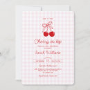 Search for red plaid baby shower invitations For her