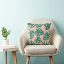 Search for palm leaves cushions Exotic