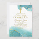 Search for christian first communion invitations Blue