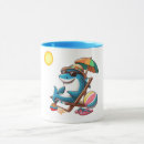Search for cartoon shark mugs Beach