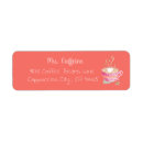 Search for coffee lovers return address labels Cute