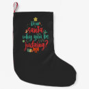 Search for funny dog christmas stockings Santa