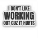 Search for funny workout quotes stickers Gym