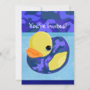 Search for cartoon duck invitations Blue