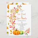 Search for colourful thanksgiving invitations Rustic