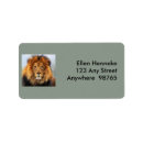 Search for african lion return address labels Safari