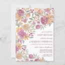 Search for pink and yellow baby shower invitations Watercolor