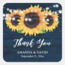 Search for rustic sunflowers wedding stickers Navy blue