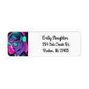 Search for psychedelic return address labels Abstract