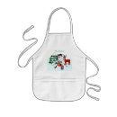 Search for kids christmas aprons Snowman