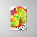Search for orange poppy canvas prints Floral
