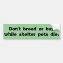 Search for breed rescue bumper stickers Pets
