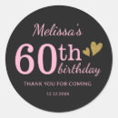 Search for feminine birthday stickers Thank you