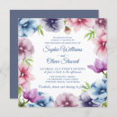 Search for anemone flower wedding invitations Floral
