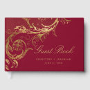 Search for burgundy guest books Classy