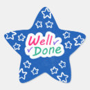Search for kids award stickers Well done