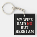 Search for no wife key rings Humour
