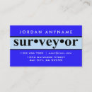 Search for surveyor business cards White