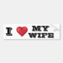 Search for i love my wife bumper stickers Husband