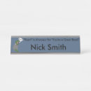 Search for funny boss name plates Blue