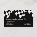 Search for checkered flag business cards Auto
