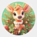 Search for cartoon deer stickers Cute