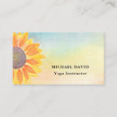 Search for yoga business cards Flower