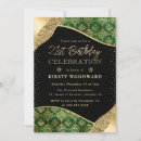 Search for damask birthday invitations Glitter
