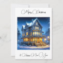Search for victorian house christmas cards Snow