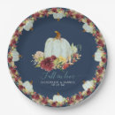 Search for navy and burgundy paper plates For her