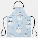 Search for christmas snowman aprons December
