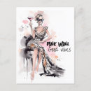 Search for pink leopard postcards Glam