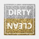 Search for silver square magnets Dirty