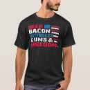 Search for bacon gun tshirts 4th