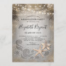 Search for beach graduation invitations Starfish