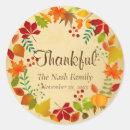 Search for thanksgiving leaf stickers Be thankful